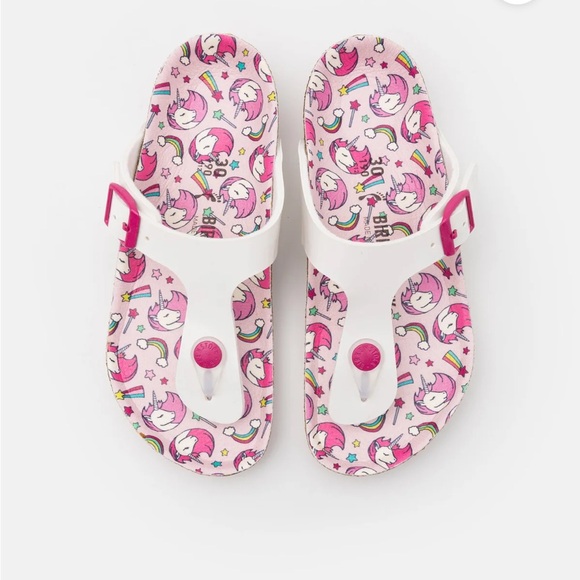 Birkenstock Other - BIRKENSTOCK - Girls Narrow Fit Gizeh Patent/Unicorn
